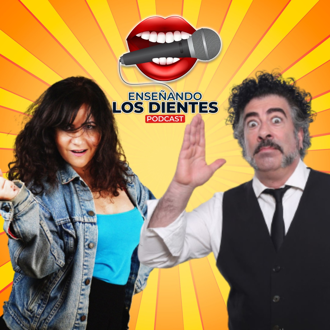Enseñando los dientes