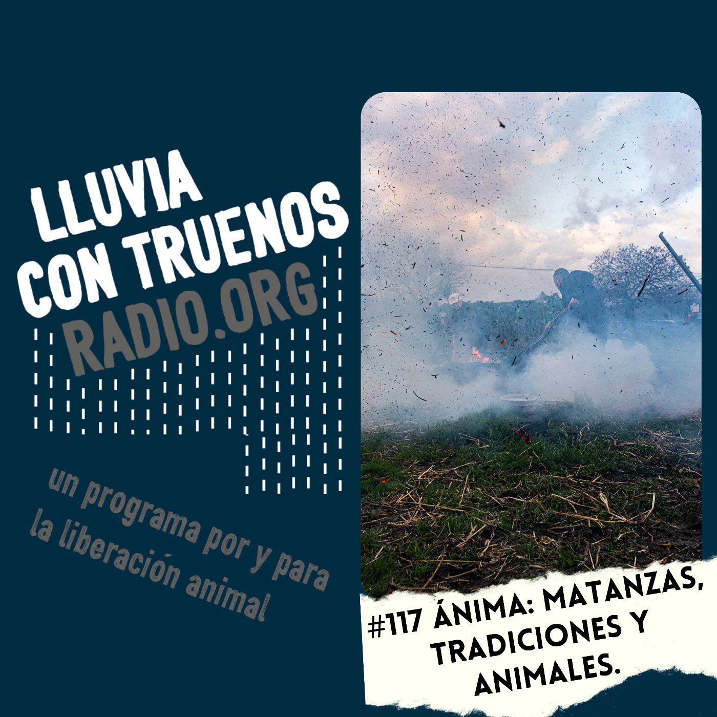 Lluvia con truenos radio