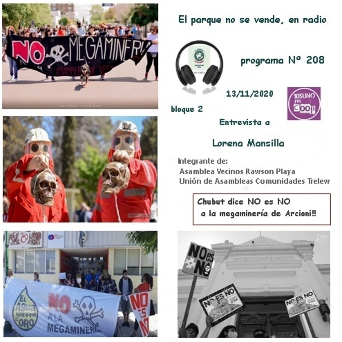 2020 - El parque no se vende, en radio