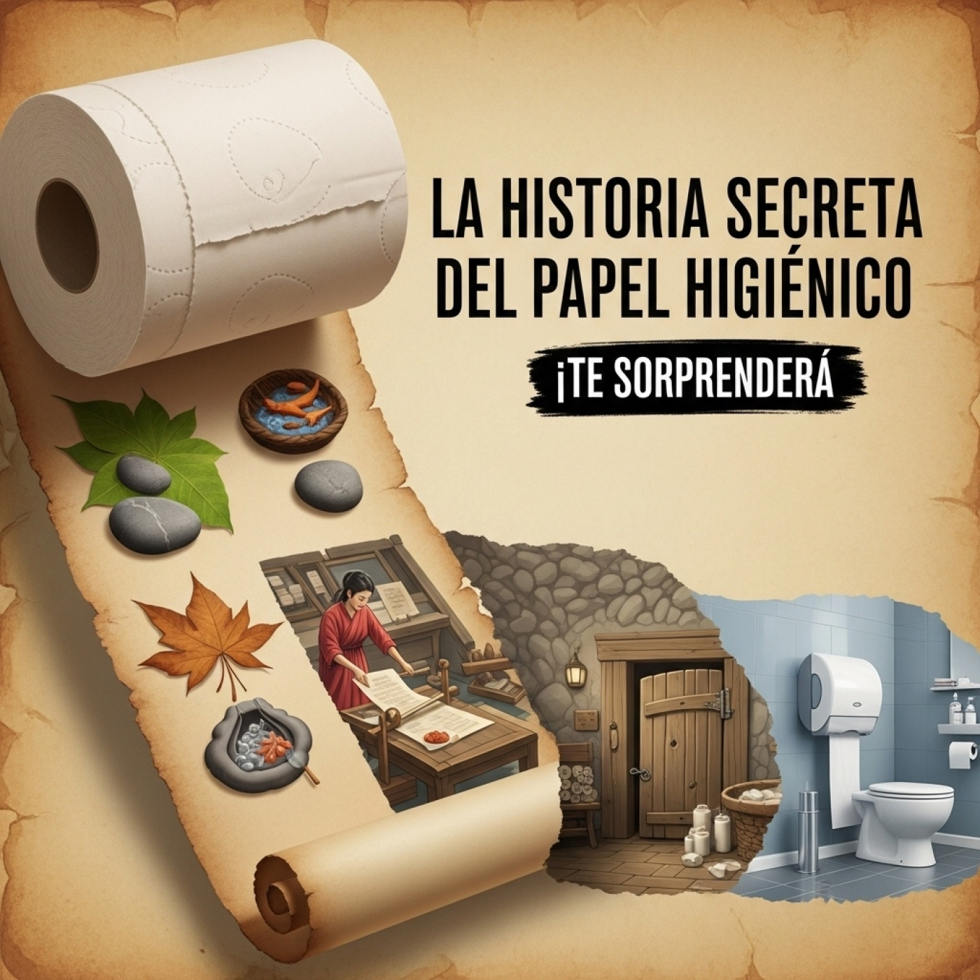 La increíble historia del papel higiénico: de piedras y esponjas al rollo moderno   episode artwork