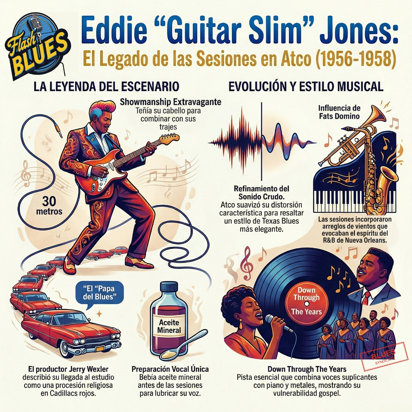 FLASH BLUES - DOWN THROUGH THE YEARS - GUITAR SLIM episode artwork