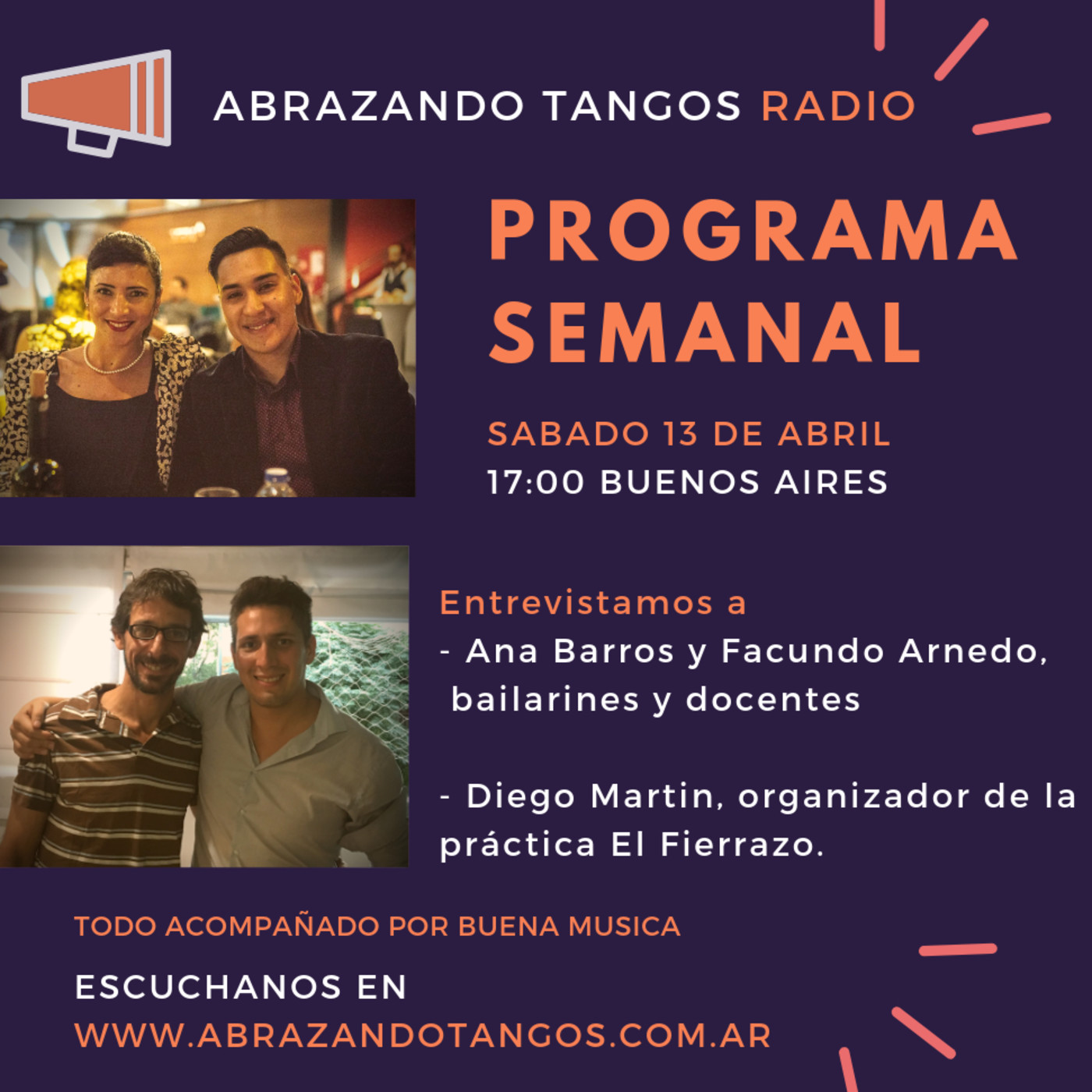 El semanal de Abrazando Tangos