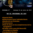 El Cronovisor. Programa 47. Ébola, Ciberseguridad, Trashumancia, Tecnología.