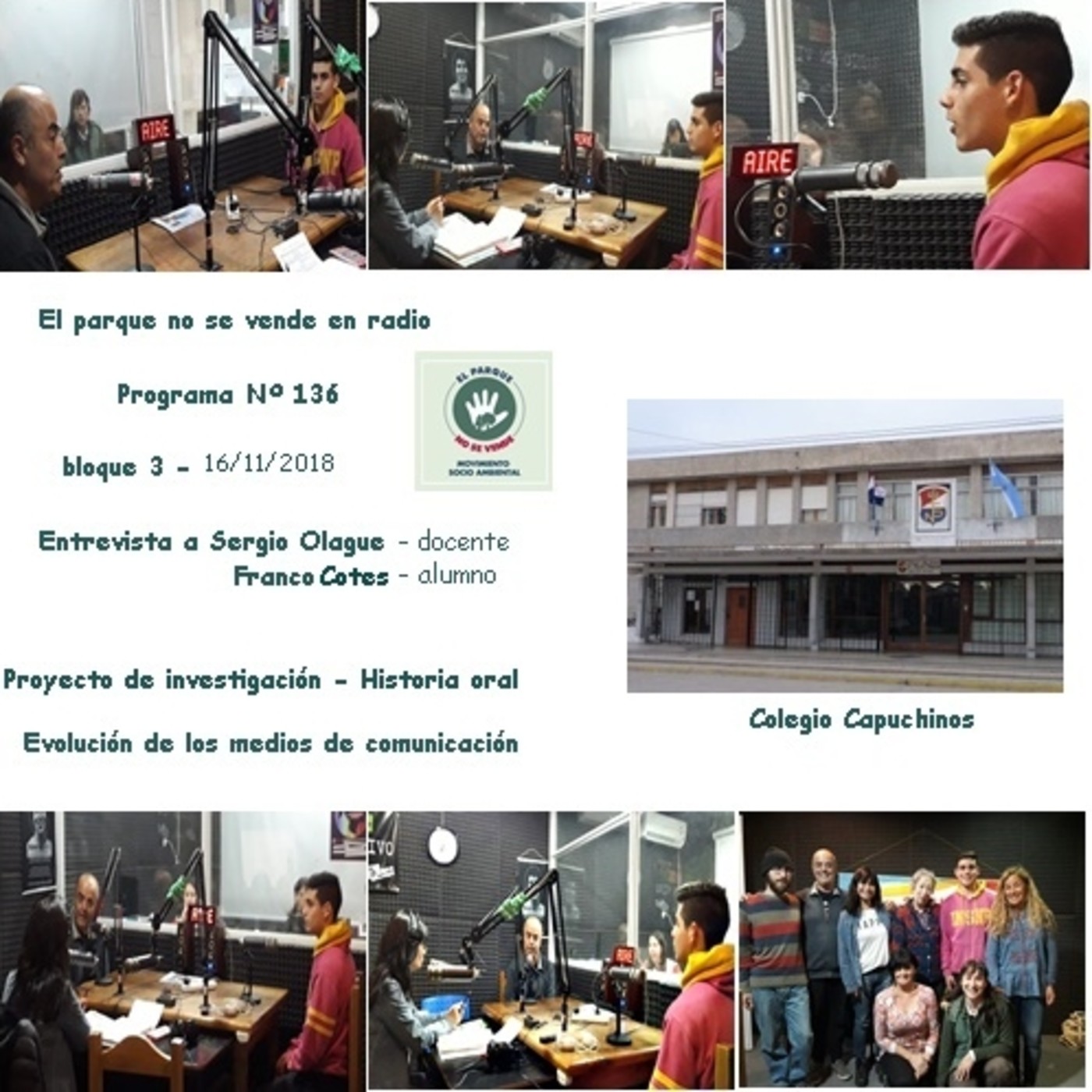 El parque no se vende en radio