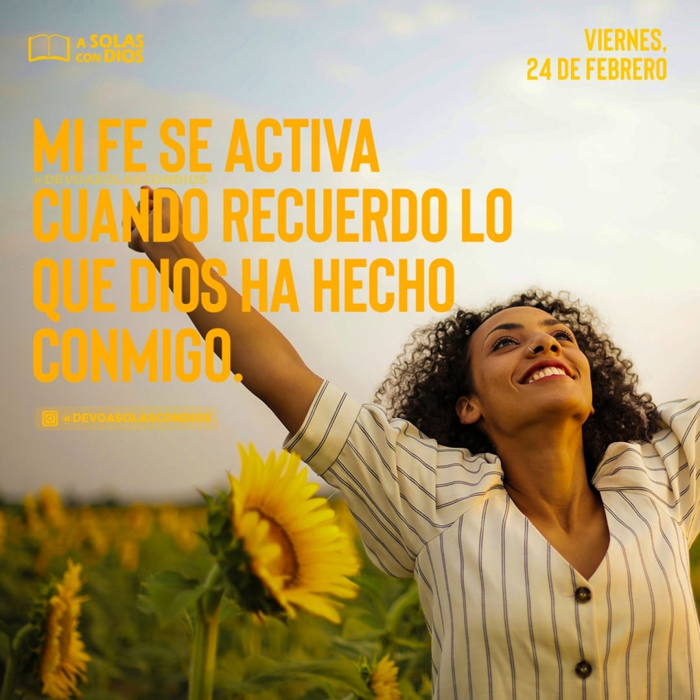 A Solas con Dios