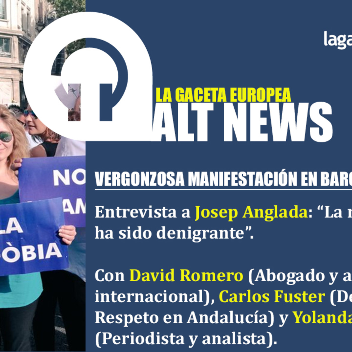 Manifestación de Barcelona: Objetivo, lavar la imagen de los musulmanes episode artwork