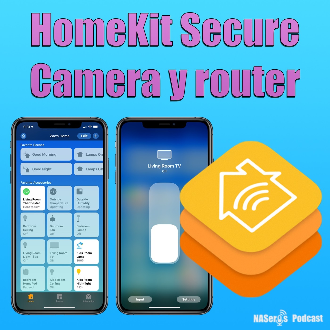 77. HomeKit Secure Camera y HomeKit para router.