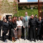 El Rey Felipe VI visita El Convento de Mave
