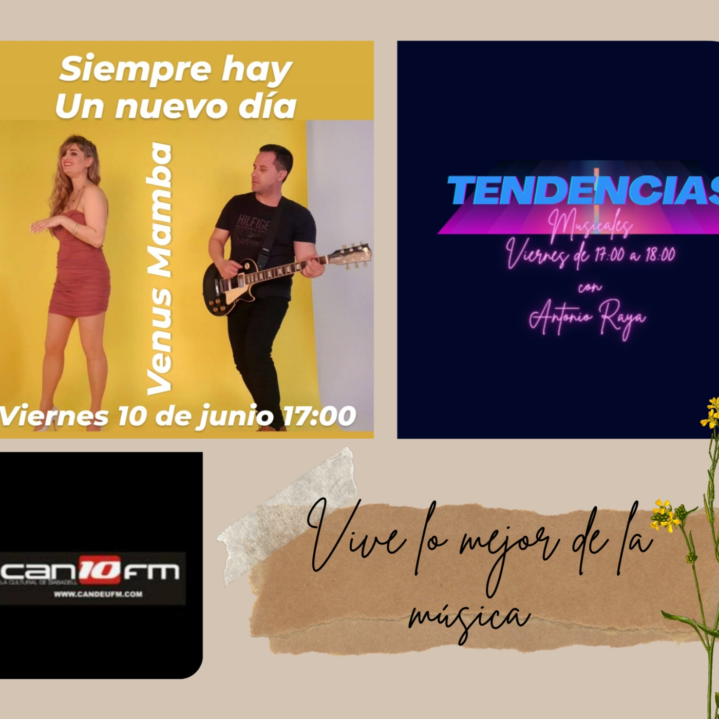 entrevista a Venus Mamba en Tendencias Musicales 10-06-2022 candeufm.com episode artwork