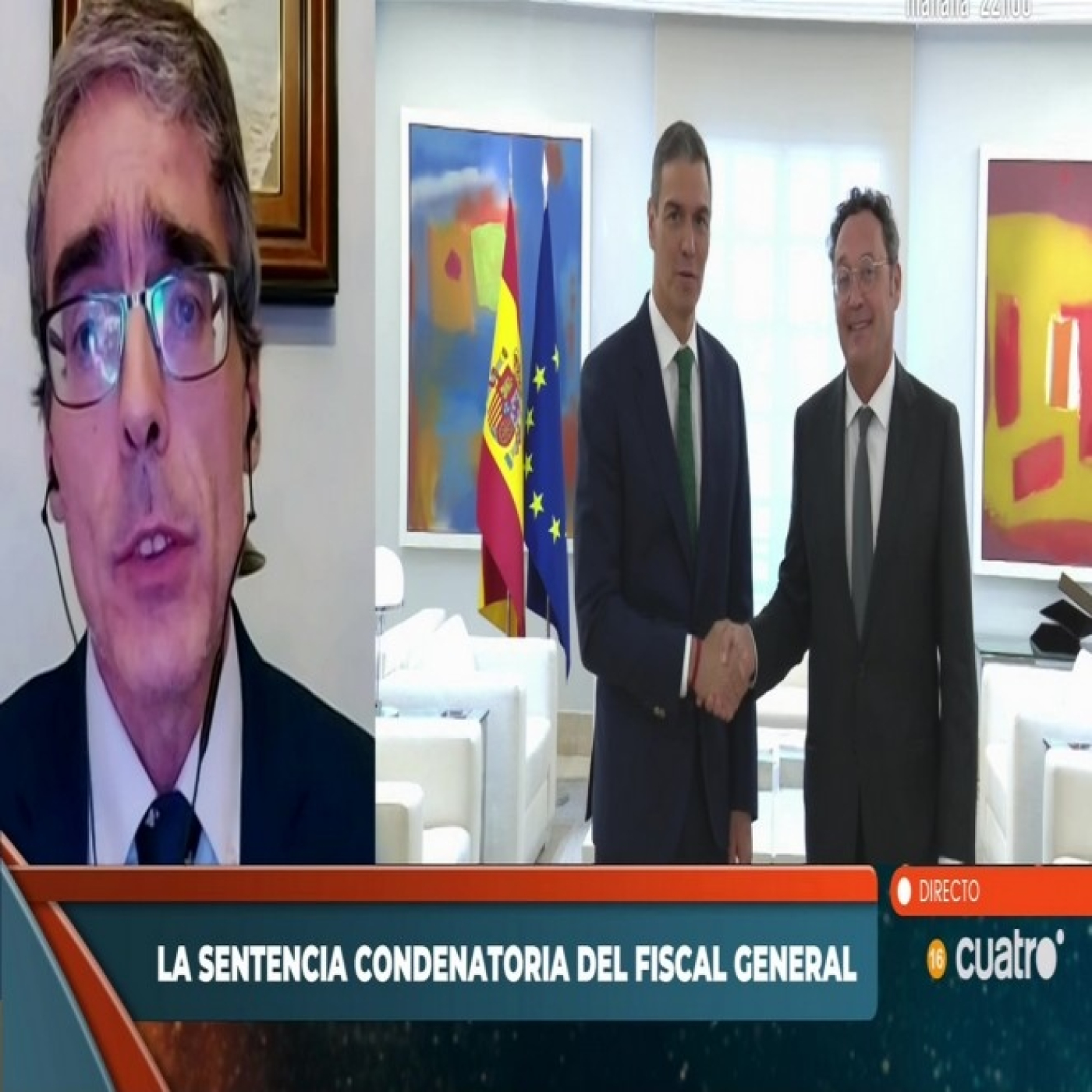 Horizonte El juez Villegas desgrana en ‘Horizonte’ el fallo que condena al ex fiscal general