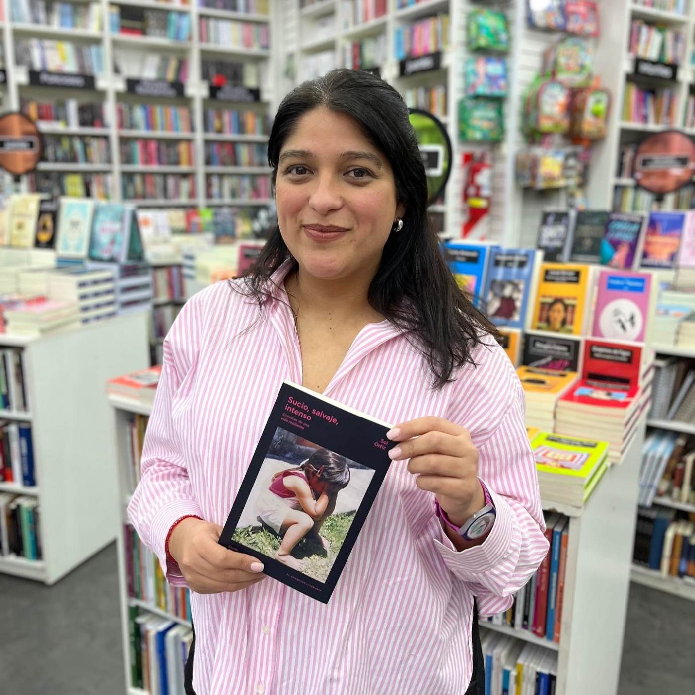 Sol Ortiz (Escritora de Sucio, salvaje, intenso. Crónicas de una vida resiliente) Nada Personal @animessina