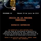 El Cronovisor. Programa 44. Espacio Exterior.