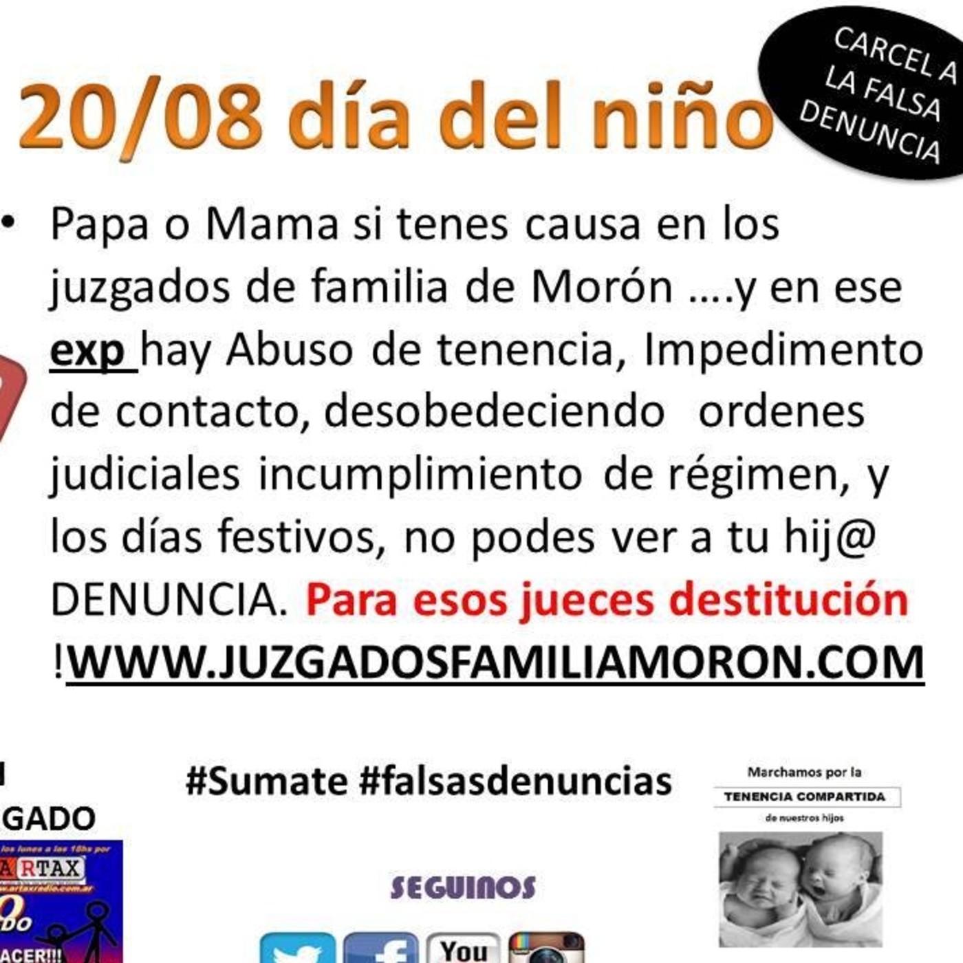 GrupoDenunciaJuezFamiliaMoron