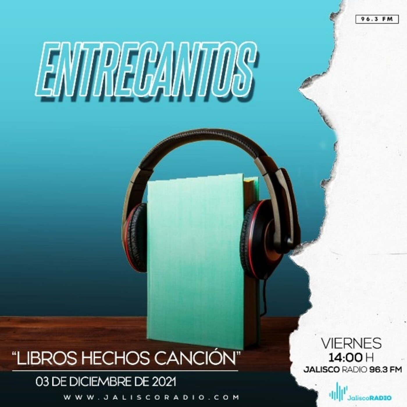 Programa Entrecantos 03 de diciembre, 2021: Libros hechos canción episode artwork