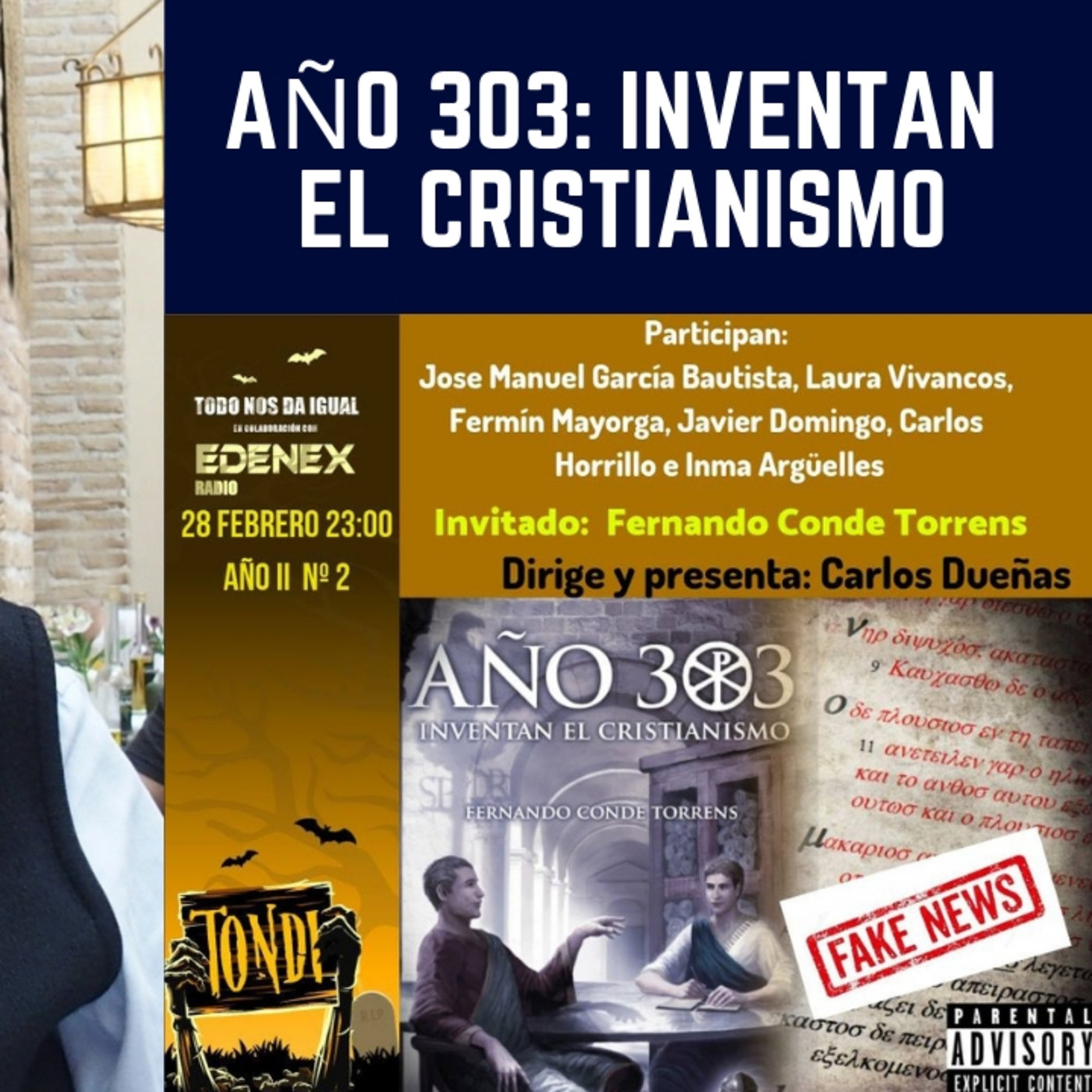 Año 303: Inventan el Cristianismo