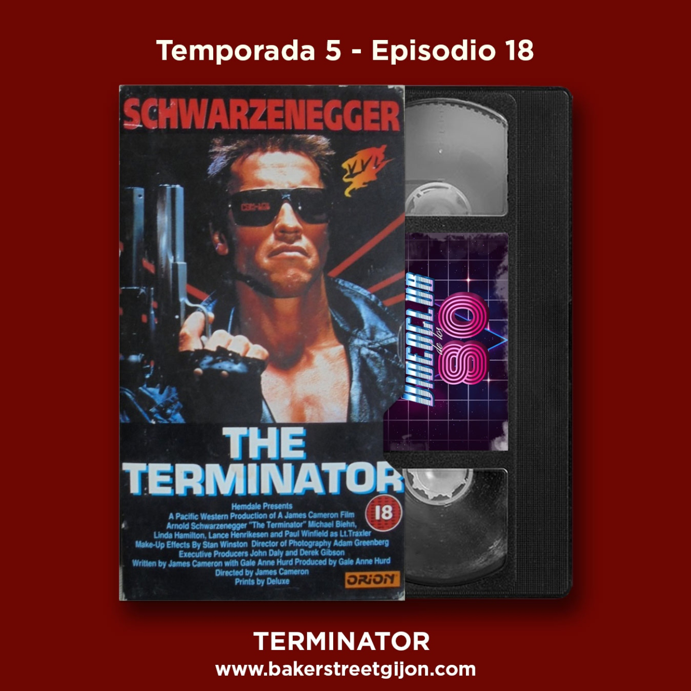05x18 - El Videoclub de los 80 - Terminator episode artwork