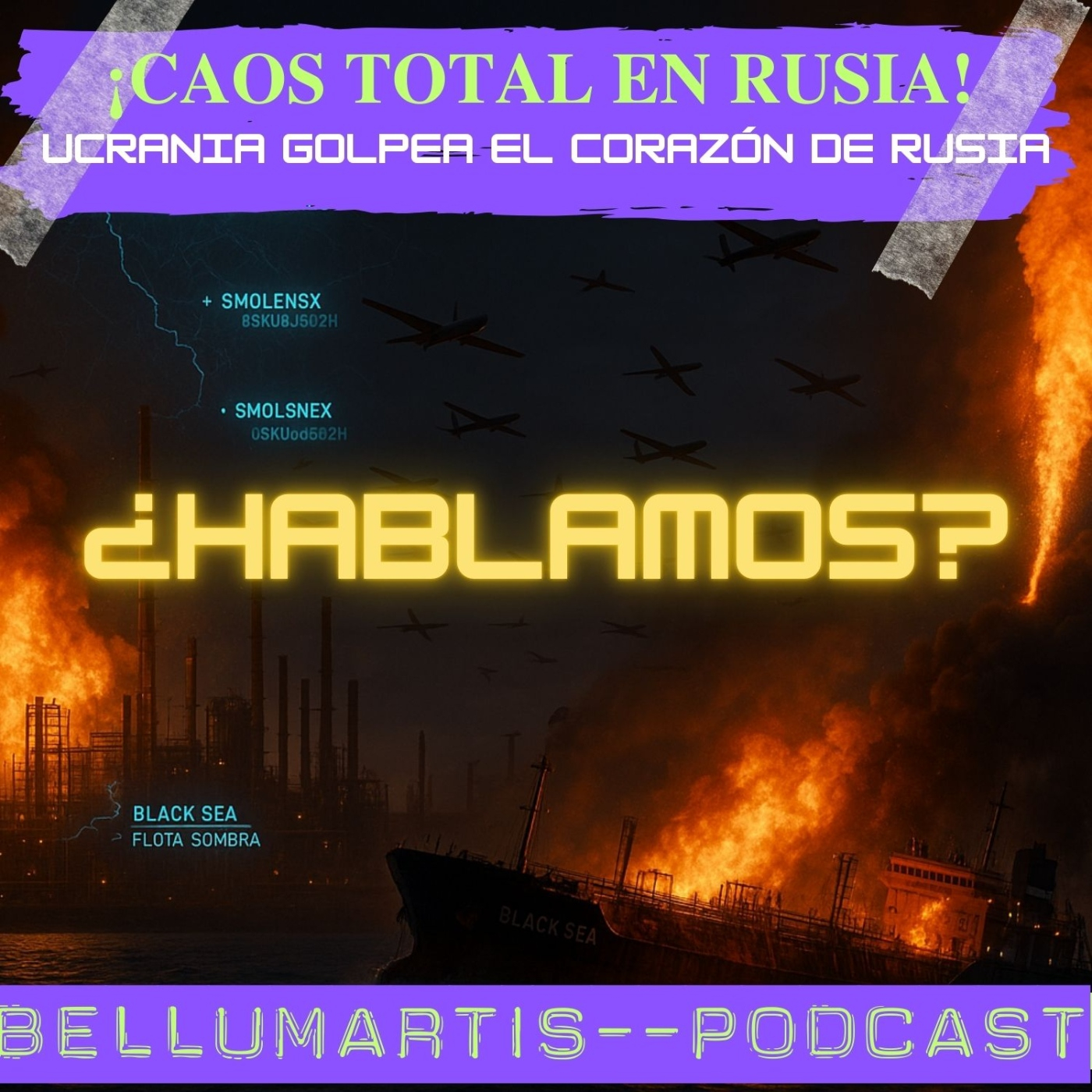   ¿CAOS EN RUSIA? Ucrania golpea el corazón de Rusia: 287 drones, petroleros ardiendo ¿HABLAMOS??