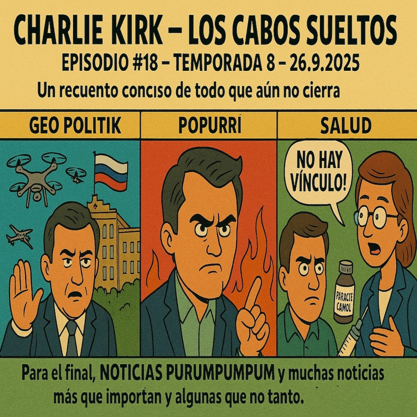 Charlie Kirk - Los Cabos sueltos /Drones usos 26.9.2025 episode artwork