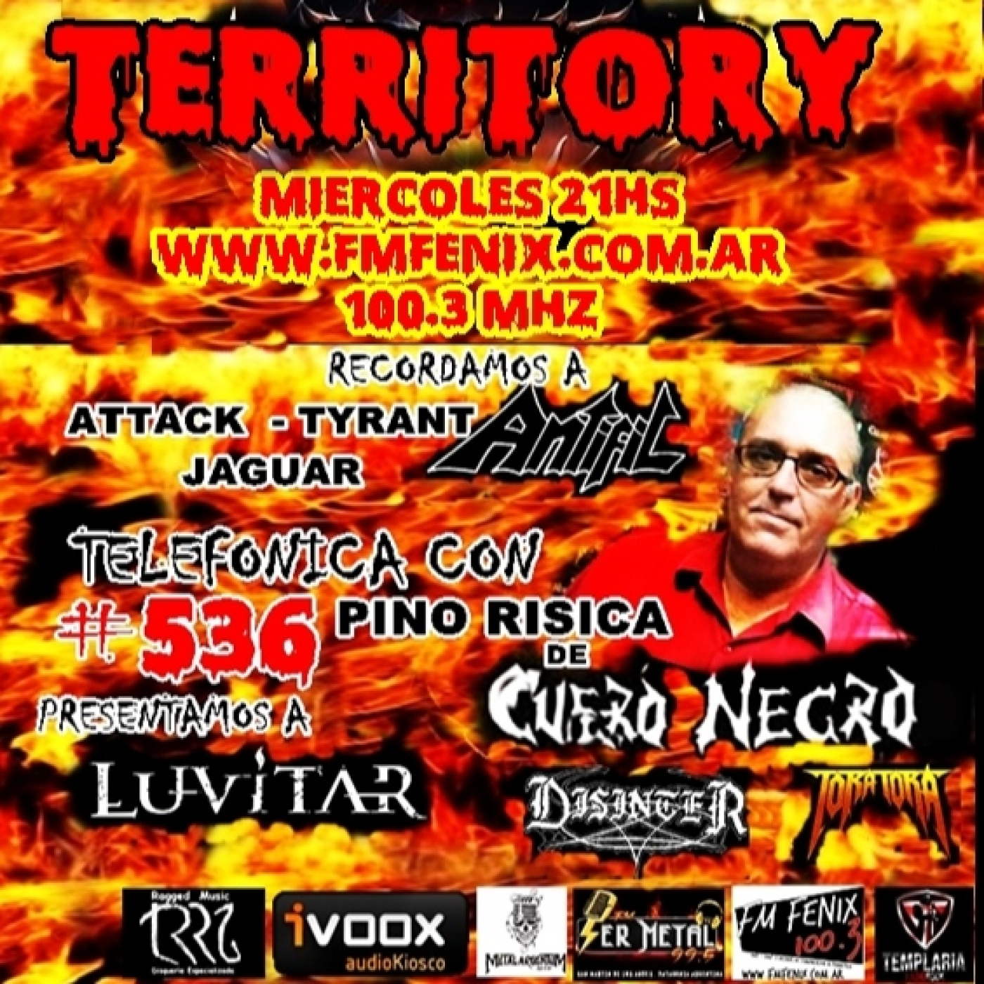 TERRITORY RADIO #536 (21-05-2025) LUVITAR - PINO RISICA PERU episode artwork