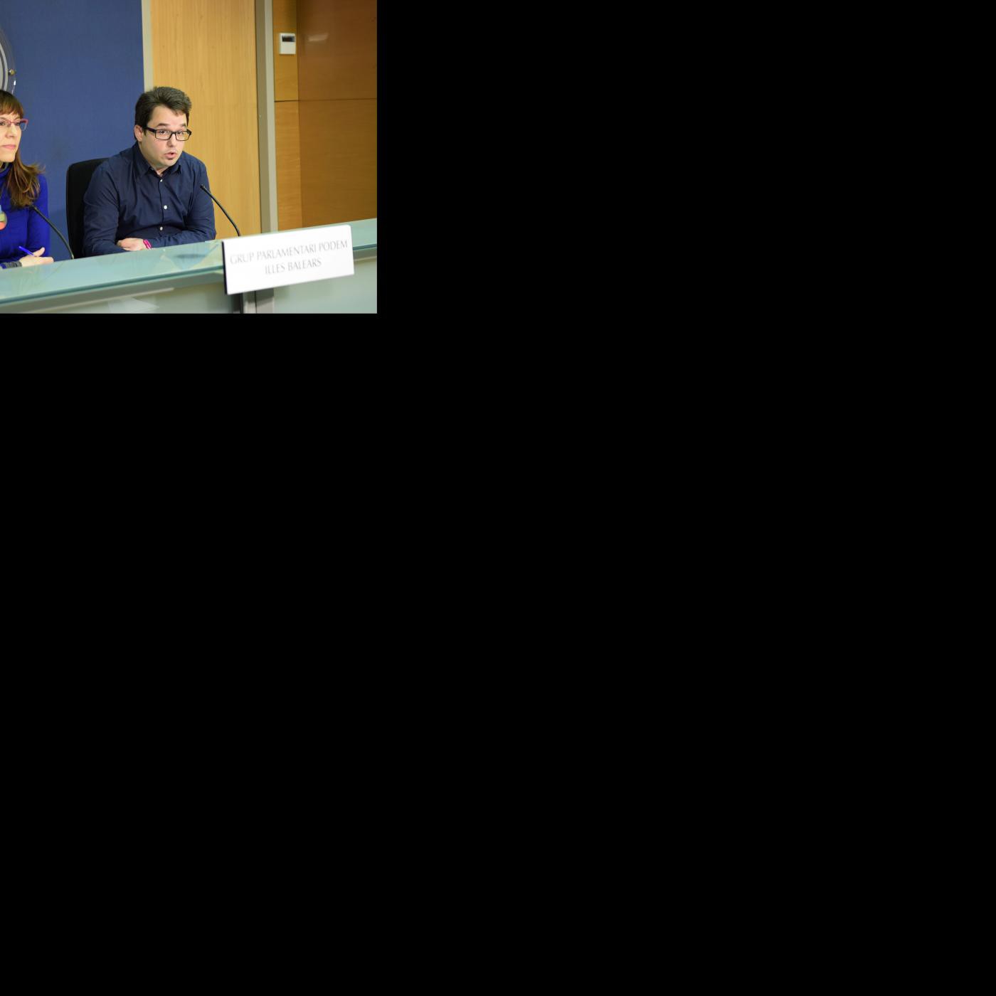 Roda de premsa avanç ple Laura Camargo i Carlos Saura