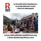 La Guardia Civil expedienta a un grupo folk por cantar contra la monarquía