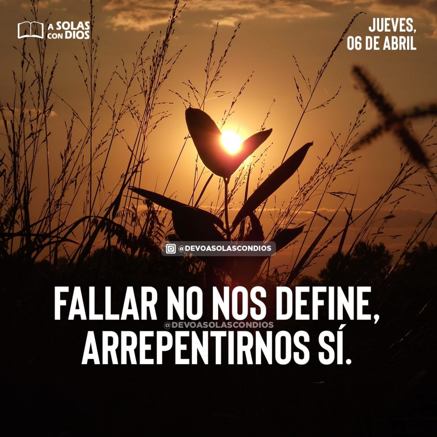 A Solas con Dios