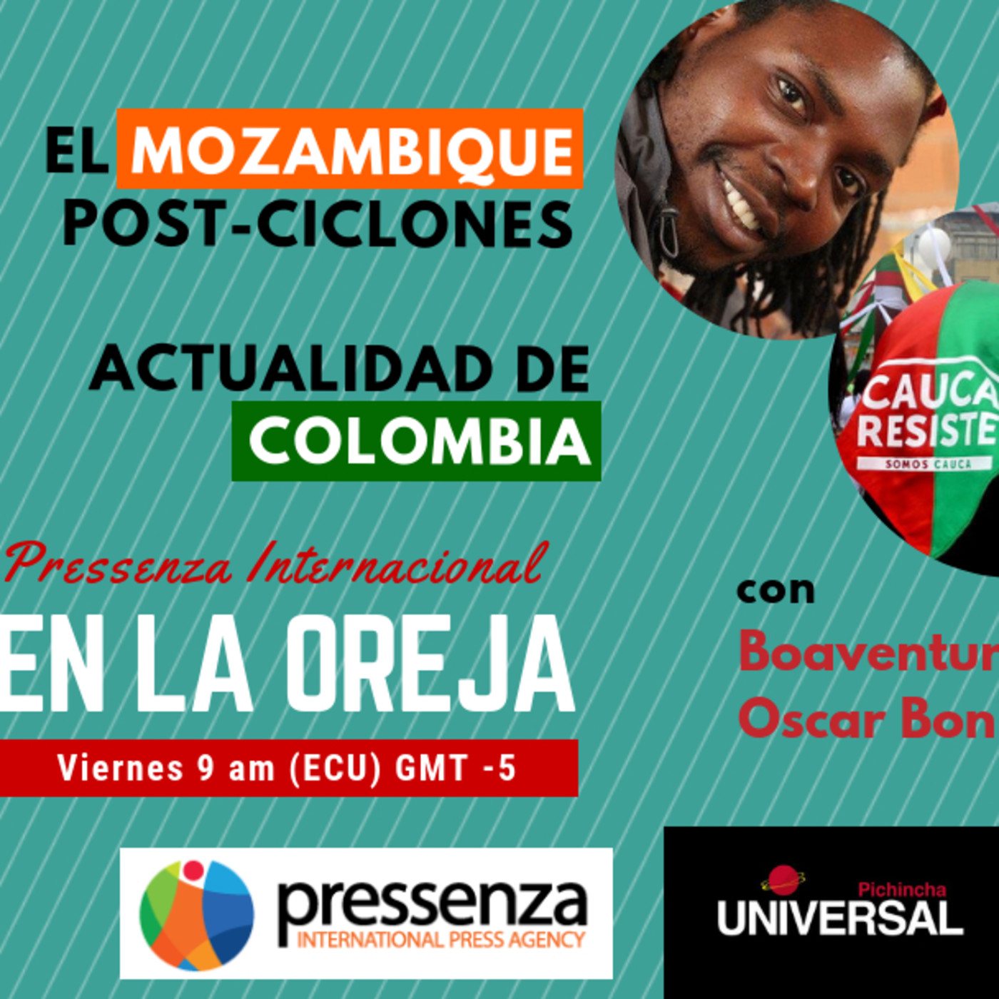 Pressenza Internacional en la oreja