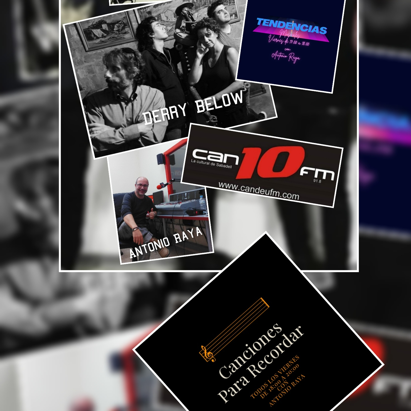 Tendencia Musicales entrevista a Derry Below y Canciones para Recordar 03-06-2022 candeufm.com episode artwork