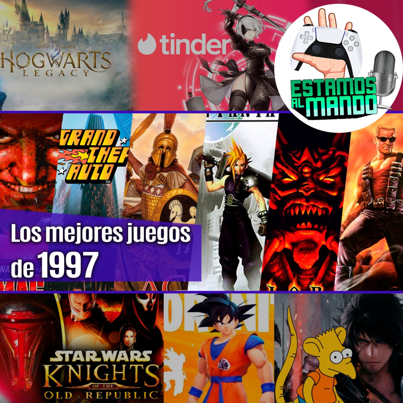 EAM 5-2 Los mejores juegos de 1997, Kotor huele rancio, Goku en Fortnite