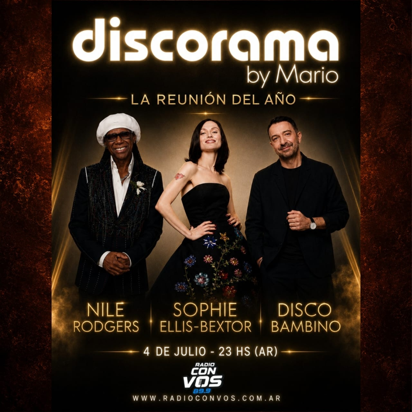 DISCORAMA #524 | DISCO BAMBINO feat. SOPHIE ELLIS-BEXTOR & NILE RODGERS. episode artwork