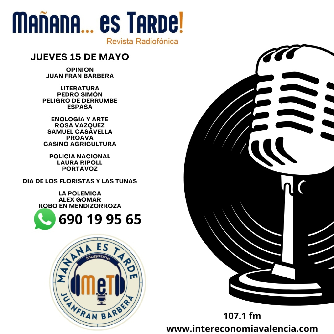 MAÑANA ES TARDE!!! MET
