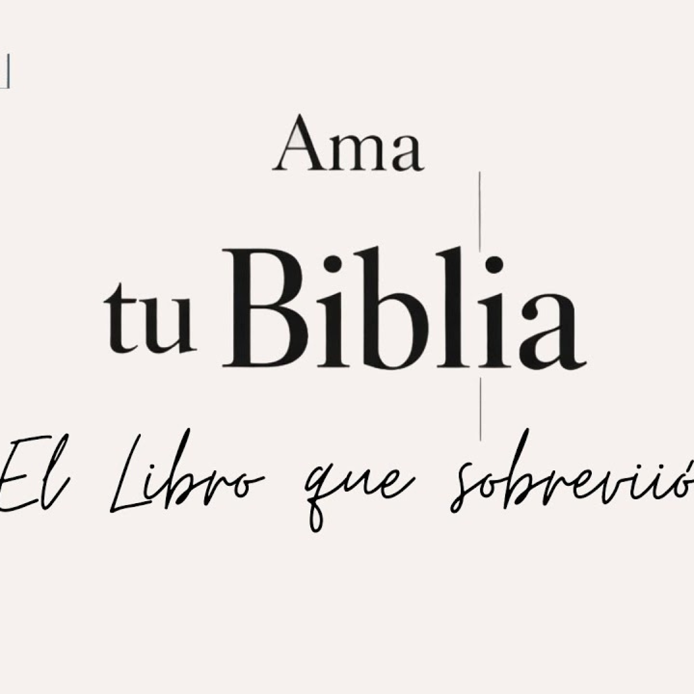 EL LIBRO QUE SOBREVIVIÓ (Ama tu Biblia) - Ps. Aarón Feroz Romero