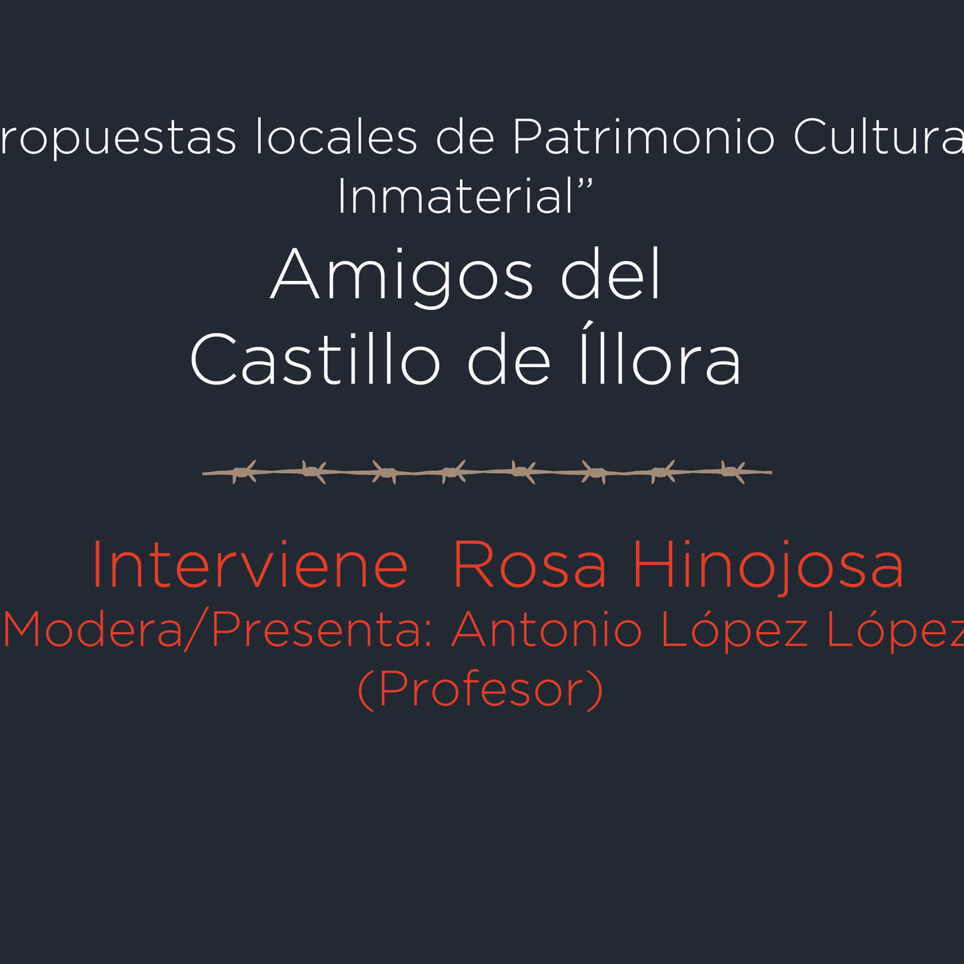 II FORO FOLK ISMAEL PEÑA DE PATRIMONIO INMATERIAL