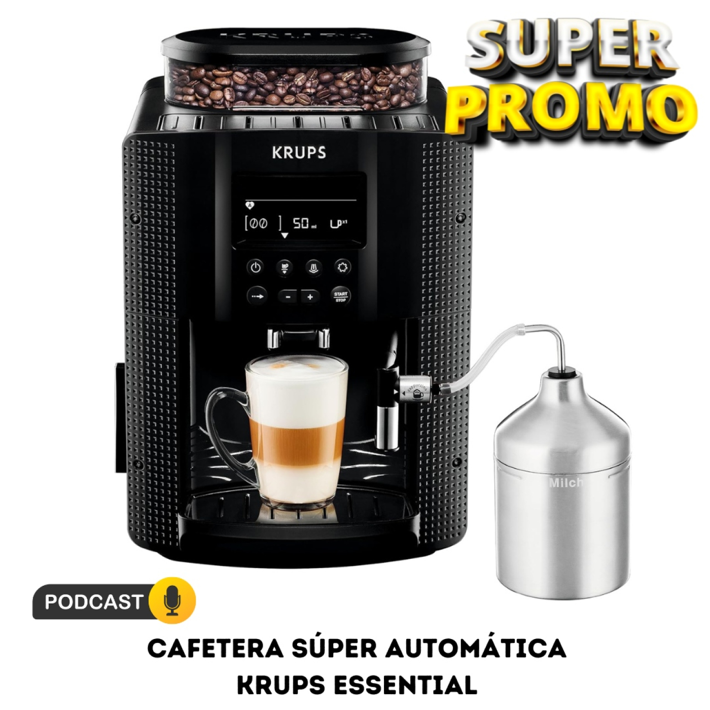 Cafetera súper automática Krups EssentiaL episode artwork