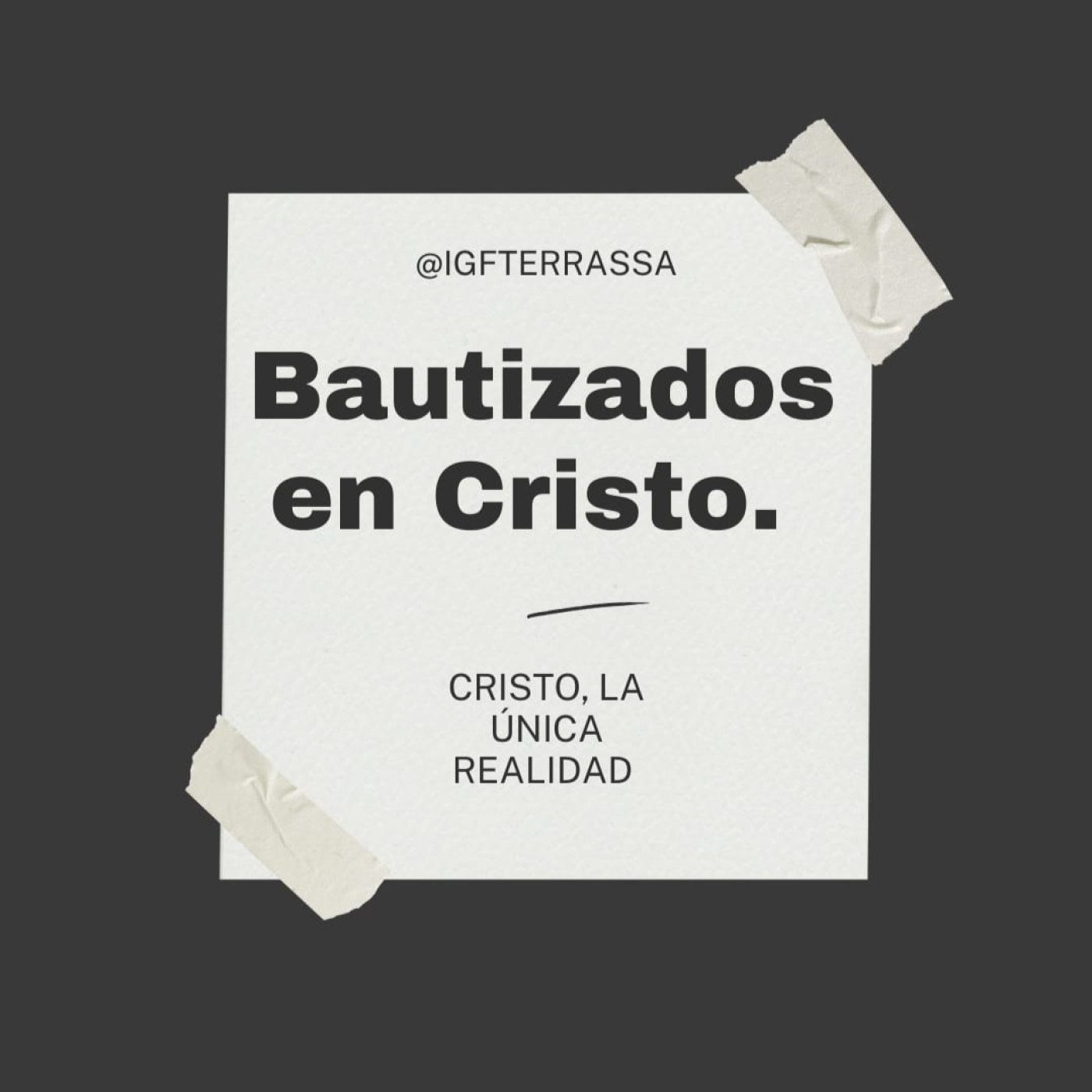 Bautizados en Cristo. (Cristo, la única realidad 16) - Pastor Kenneth Solá episode artwork