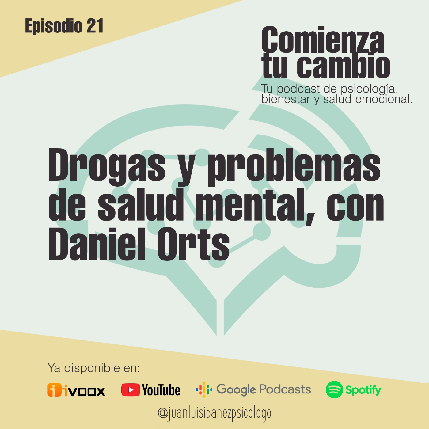 Drogas y problemas de salud mental, con Daniel Orts - Episodio 21