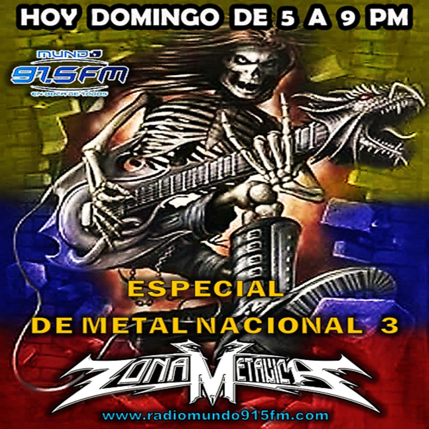 ZONA METÁLICA ESPECIAL DE METAL ECUATORIANO (PARTE 3) 23-diciembre-2018 episode artwork