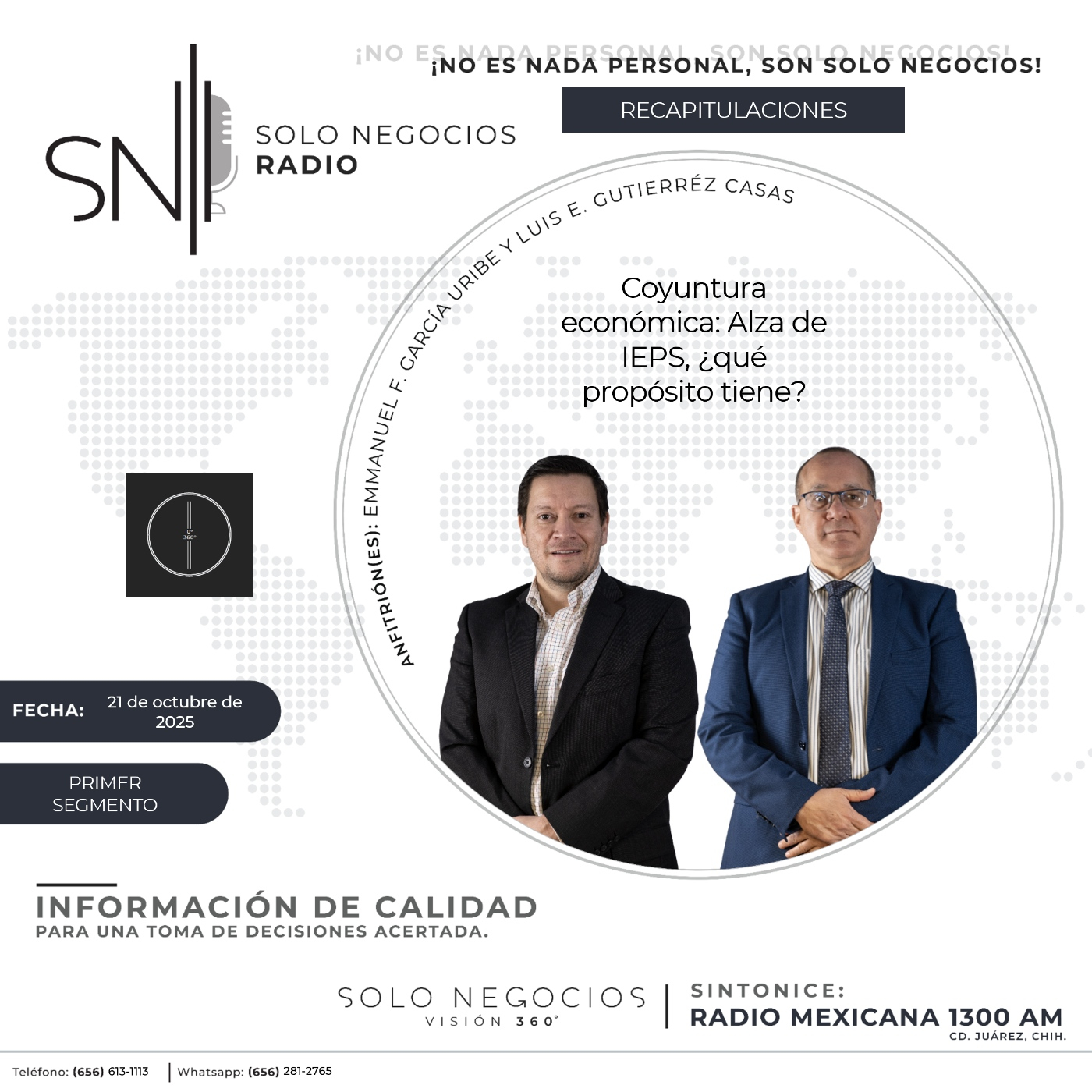 [SNR] Primer segmento de Solo Negocios Radio del 21 de octubre de 2025 episode artwork