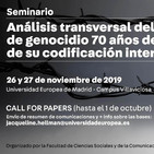 El genocidio 70 años después de su codificación internacional: Un crimen sin fronteras