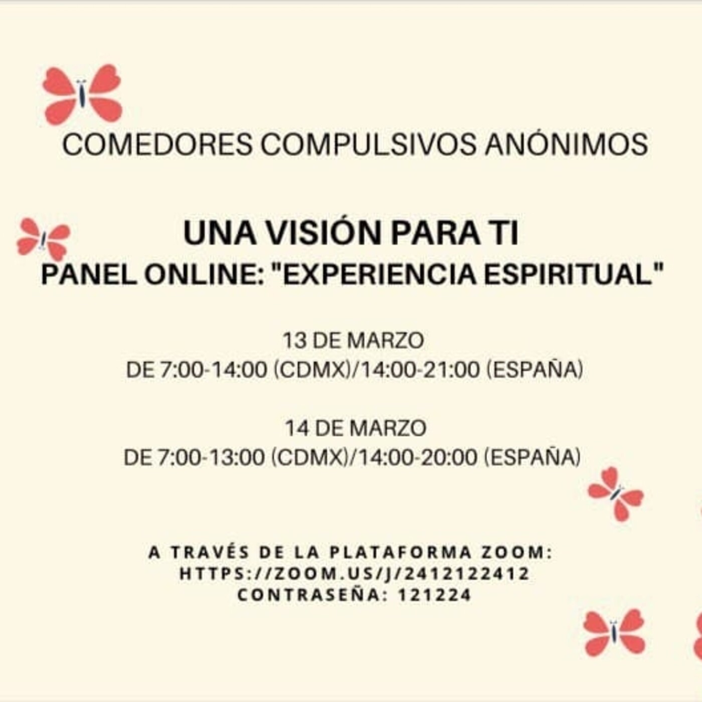 TALLER ONLINE EXPERIENCIA ESPIRITUAL - Marzo 2021 (Parte 1 de 2) TALLER ONLINE EXPERIENCIA ESPIRITUAL - Marzo 2021 (Parte 1 de 2)