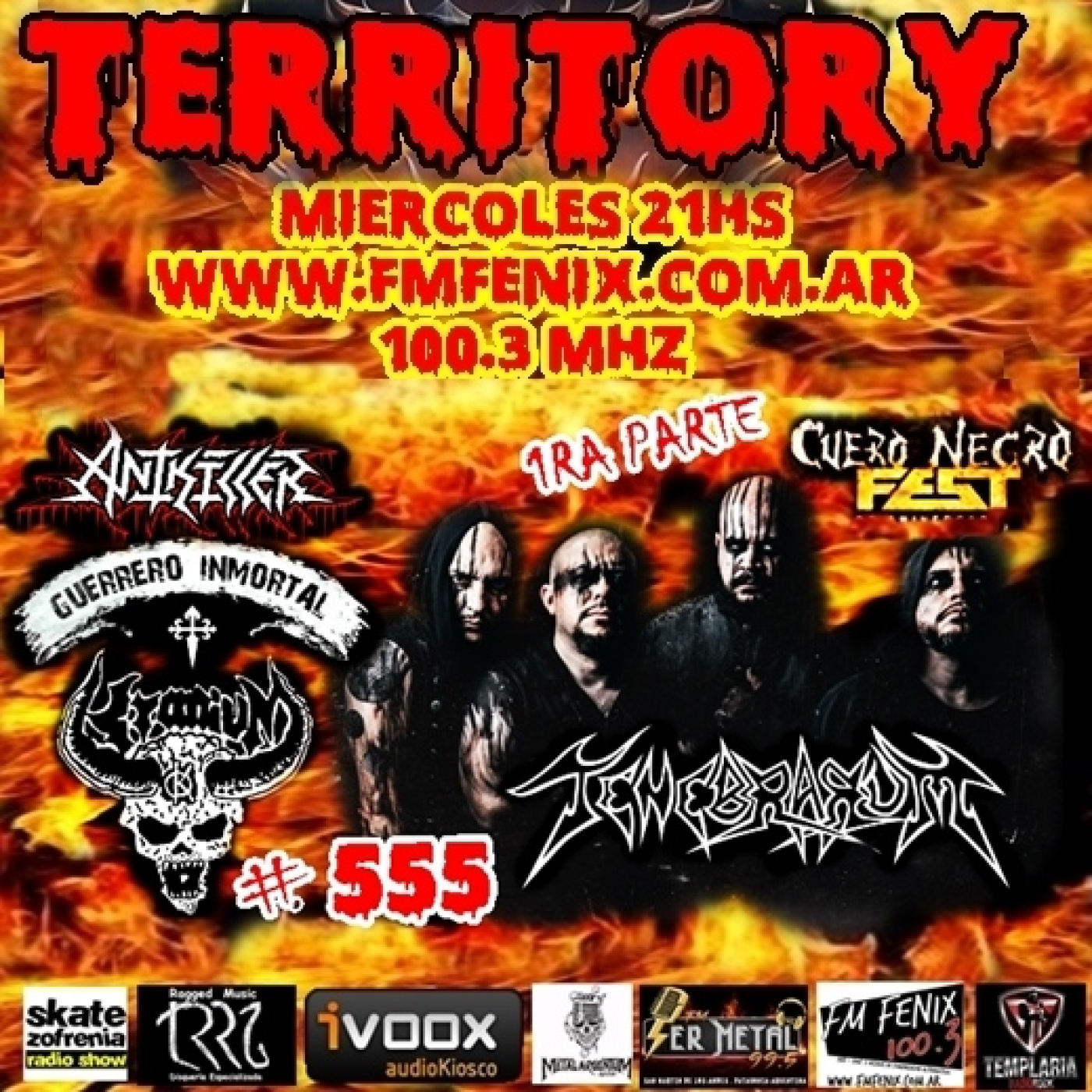 TERRITORY RADIO #555 (08-10-2025) TENEBRARUM - PREVIA CUERO NEGRO parte 1 episode artwork