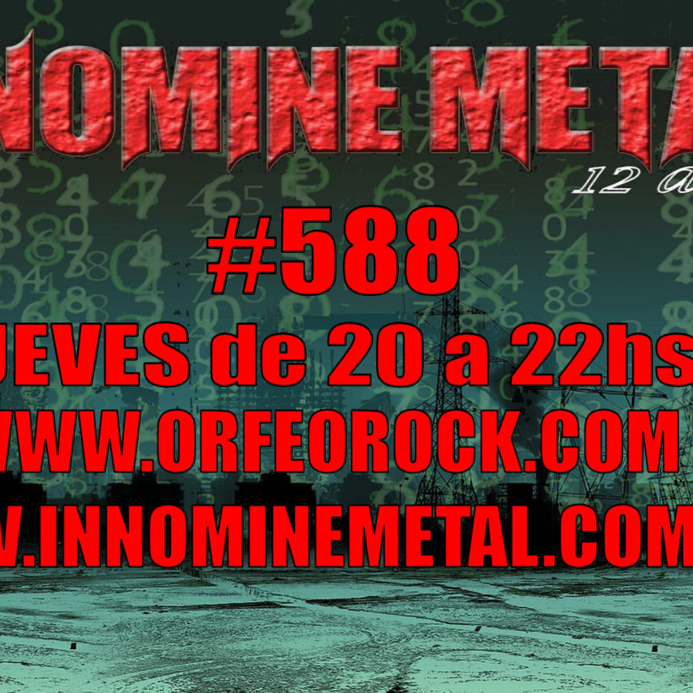 In Nomine Metal 588 - Jueves 12-08-2021 episode artwork