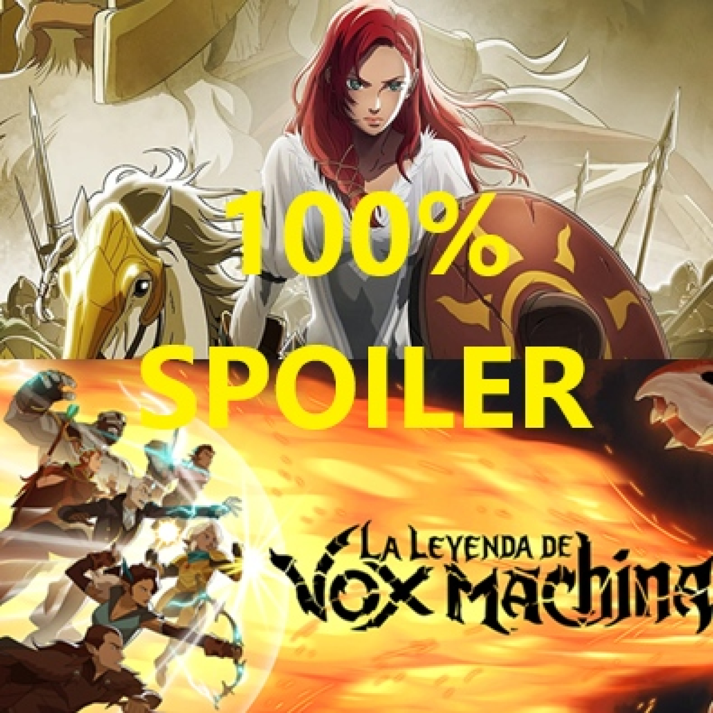 100% Spoiler 9.4. La Guerra de los Rohirrim & La Leyenda de Vox Machina. episode artwork