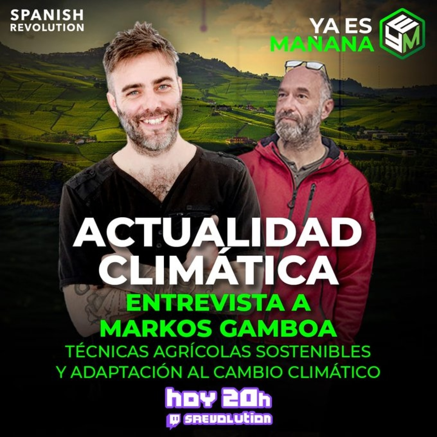 Ya Es Mañana 14 - Entrevista a Markos Gamboa de cómo adaptarnos a esta nueva realidad, y agroecología