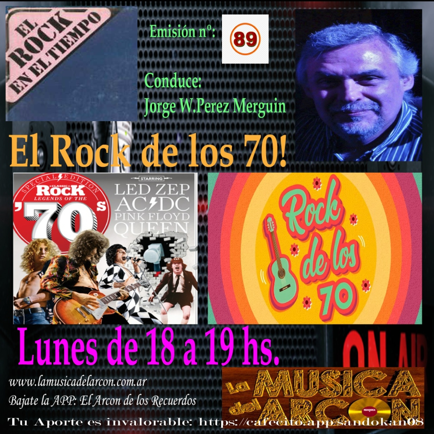 El Rock en el Tiempo - Emision nº 89 El Rock en los 70 episode artwork