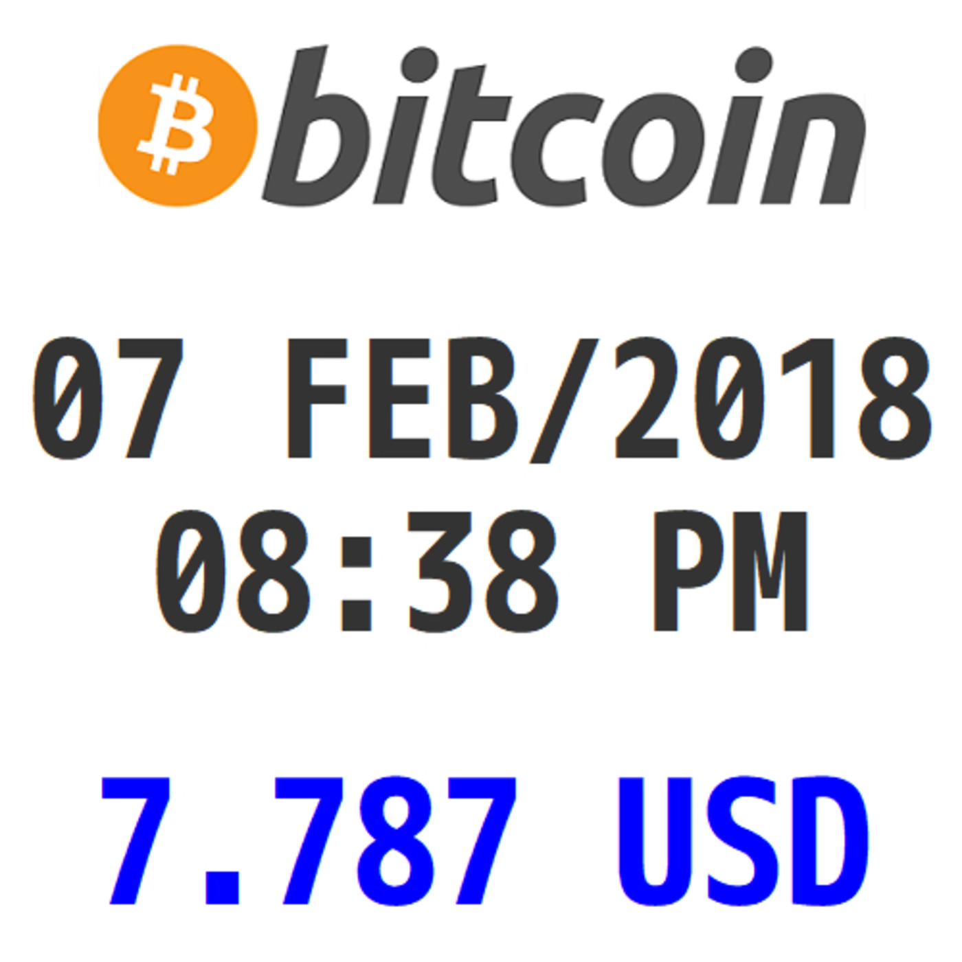 Bitcoin y Criptomonedas 07 FEB/2018 08:38 PM