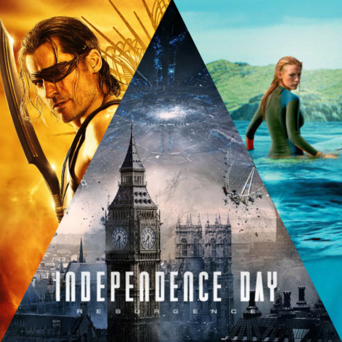 GCPD - T02E01 ('Independence Day: Contraataque', 'Dioses de Egipto' e 'Infierno Azul')