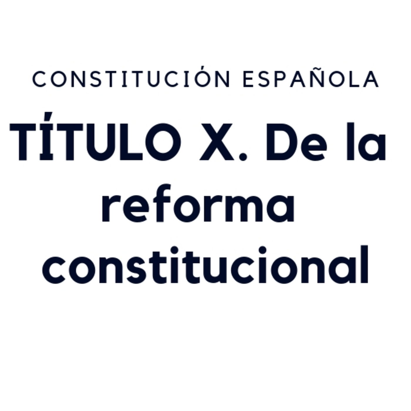 Constitución Española para Estudiar