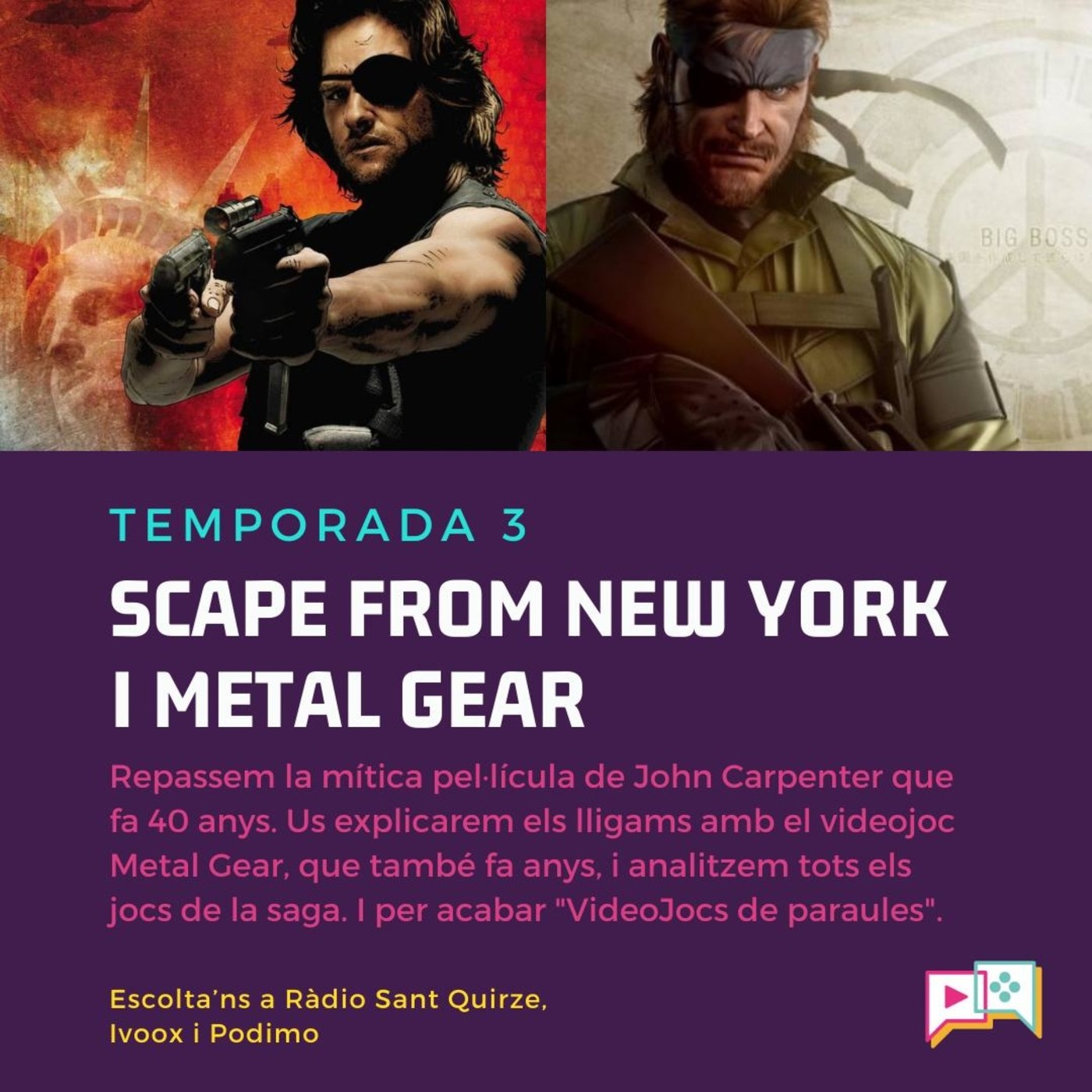 3x41 - Freaks and Bits. Escape from NY i Metal Gear