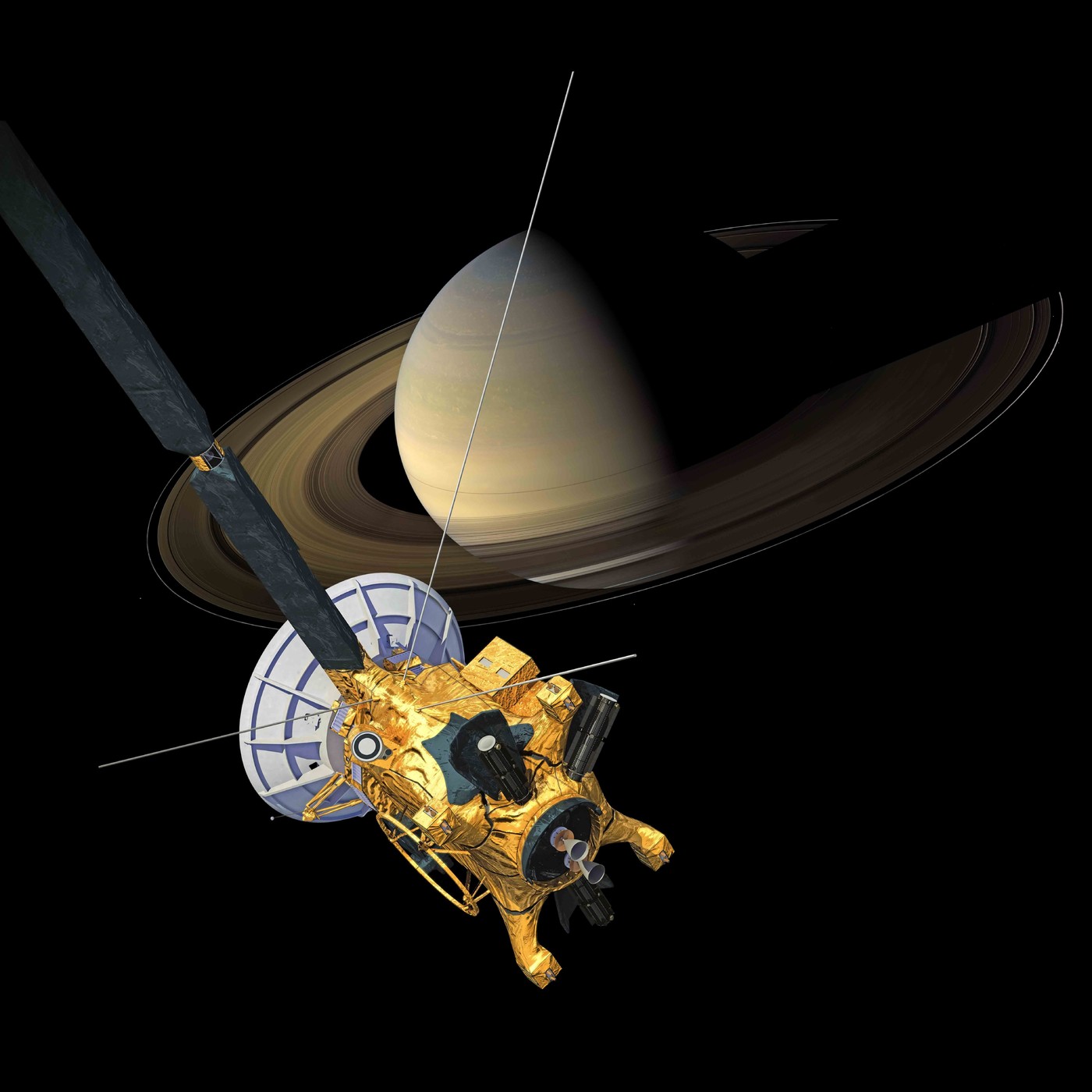 O que lle debe Saturno a Cassini [Postal Planetaria]